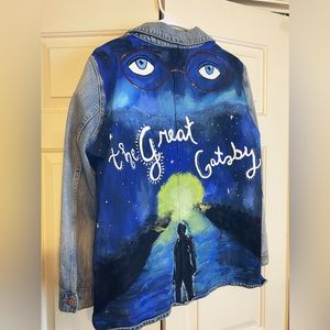 Great Gatsby Jacket Hand Painted